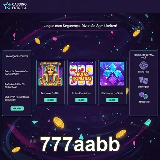 Imagem do aplicativo VIP Services da 777aabb, destacando suas funcionalidades exclusivas.