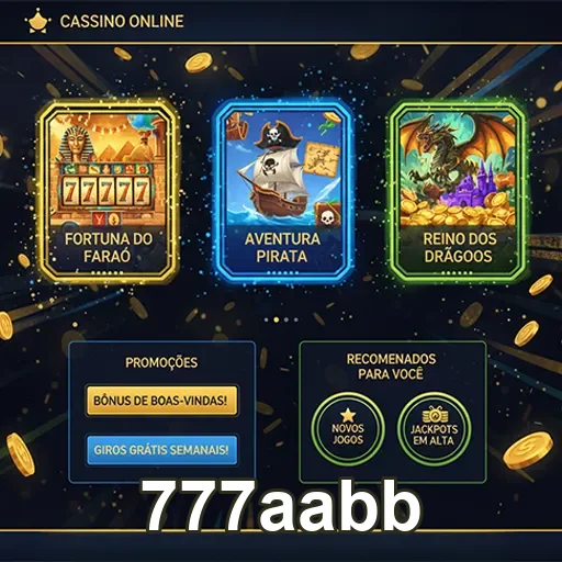 Jogadores se divertindo em slots do cassino 777aabb