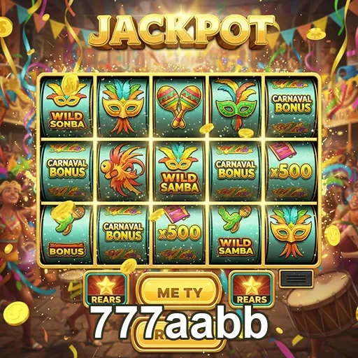 Imagem de caça-níqueis de carnaval com jackpot no site 777aabb.