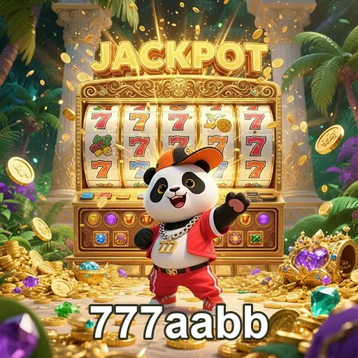 Imagem de jackpot no slot Panda do site 777aabb, mostrando ganhos emocionantes e símbolos vibrantes.